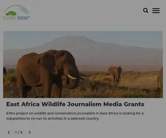EarthJournalism.net(Earth Journalism Network) Screenshot