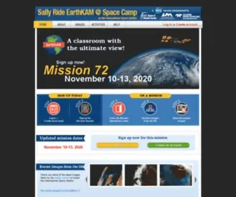 Earthkam.org(Sally Ride EarthKAM) Screenshot