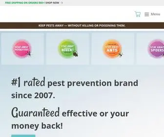 Earthkind.com(EarthKind's Fresh Cab® Rodent Repellent & Stay Away®) Screenshot