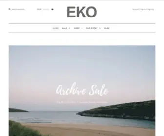 Earthkindoriginals.co.uk(Organic Womens Clothing by EKO Womenswear in Cornwall) Screenshot