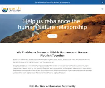 Earthlawcenter.org(Earth Law) Screenshot