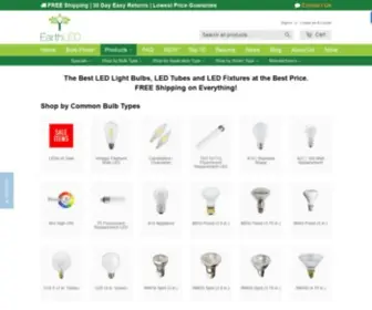Earthled.com(Buy LED Light Bulbs) Screenshot