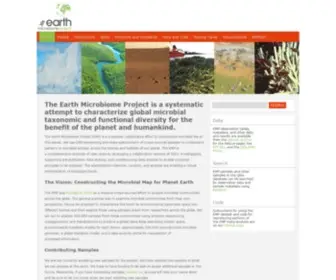 Earthmicrobiome.org(Earth Microbiome Project) Screenshot