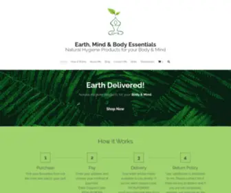 Earthmindandbody.ca(Earth Mind & Body Essentials) Screenshot