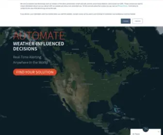 Earthnetworks.com(Earth Networks operates the largest global hyperlocal weather network &) Screenshot