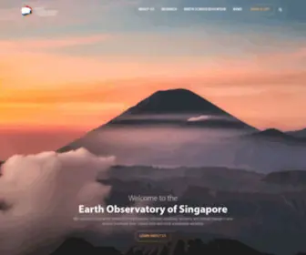 Earthobservatory.sg(Earth Observatory of Singapore) Screenshot