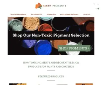 Earthpigments.com(Earth Pigments) Screenshot