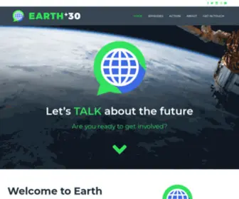 Earthplus30.com(Podcast about our future world together) Screenshot