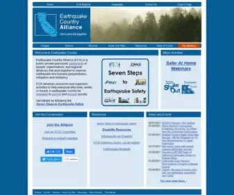 Earthquakecountry.org(Earthquake Country Alliance) Screenshot