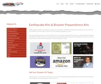 Earthquakestore.com(Earthquake kit supplies disaster preparedness survival kits earthquake valve) Screenshot