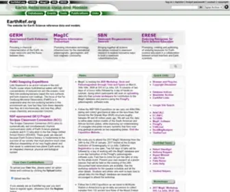 Earthref.org(EarthRef) Screenshot