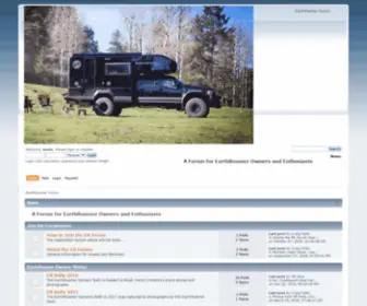 Earthroamerforum.com(EarthRoamer Forum) Screenshot