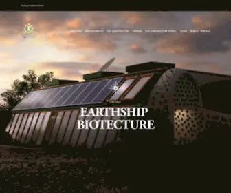 Earthshipglobal.com(Earthship Biotecture) Screenshot