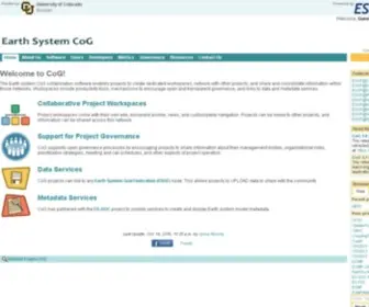 Earthsystemcog.org(Legacy links) Screenshot