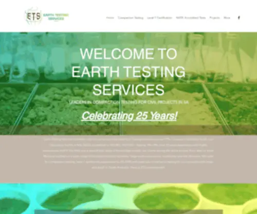 Earthtestingservices.com.au(Family owned and operated since 1996. Fully NATA accredited to ISO/IEC AS17025) Screenshot