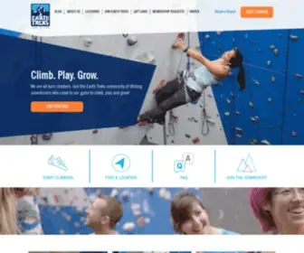 Earthtreksclimbing.com(Movement Climbing) Screenshot