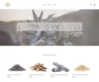 Earthwisearomatics.com(Wholesale Aromatics) Screenshot