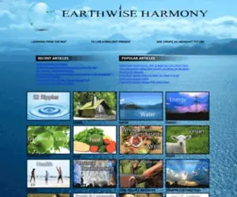 Earthwiseharmony.com(A Green Guide to Earthwise Harmony) Screenshot