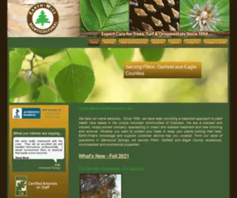 Earthwiseinc.net(Aspen Tree Doctor and Vail Tree Doctor for Tree Services in Vail and Aspen Snowmass) Screenshot