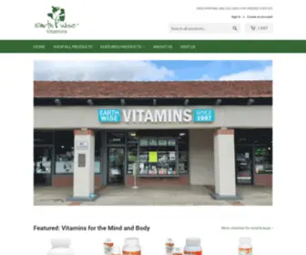 Earthwisevitamins.com(Earth Wise Vitamins) Screenshot