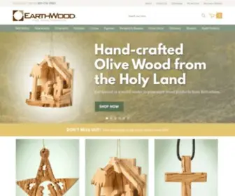 Earthwoodproducts.com(Olive Wood Christmas Grottos) Screenshot