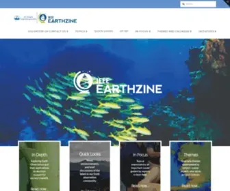 EarthZine.org(News on Earth/Ocean Science) Screenshot