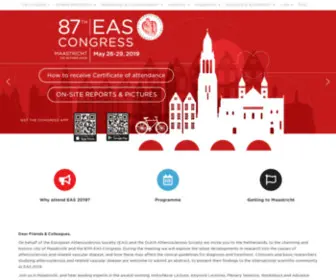 Eas2019.com(87th EAS Congress87th EAS Congress) Screenshot