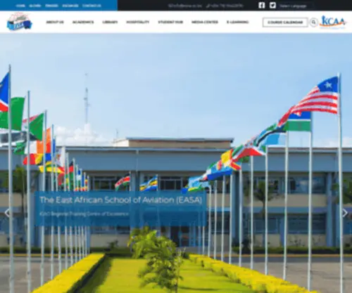 Easa.ac.ke(East African School of Aviation) Screenshot