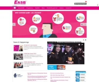 Easb.edu.sg(East Asia Institute of Management (EASB)) Screenshot