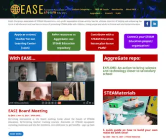 Ease-Educators.com(European Association of STEAM Educators is a non) Screenshot