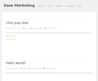 Ease-Marketing.com(Marketing Funnels Made Easy) Screenshot