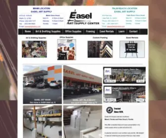 Easelartsupply.com(Easel Art Supply in Miami and Palm Beach) Screenshot