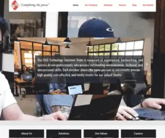 Easetechnologysolutions.com(Completing the pieces) Screenshot