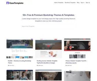 Easetemplate.com(Free & Premium Bootstrap Themes & Templates) Screenshot
