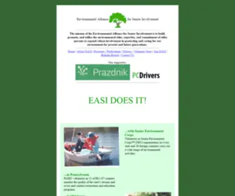 Easi.org(Environmental Alliance for Senior Involvement) Screenshot