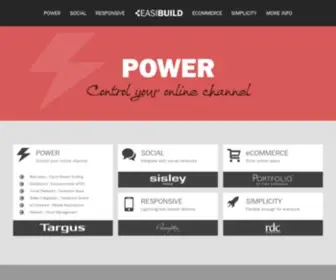 Easibuild.com(Website content management) Screenshot