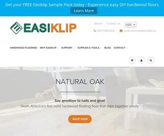 Easiklip.com(Easiklip Floors) Screenshot