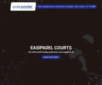 Easipadel.com(Padel Tennis Court Construction) Screenshot