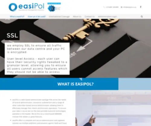 Easipol.co.za(Policy and Subscriber Management Software EasiPol) Screenshot