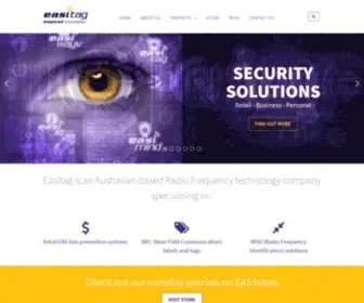 Easitag.com.au(Retail Security Solutions) Screenshot