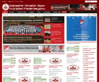 Easkf.org(Eskişehir Amatör Spor Kulüpleri Federasyonu) Screenshot