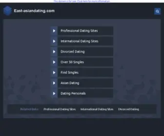 East-Asiandating.com(Free International East Asian Dating Site) Screenshot