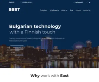 East.fi(Bulgarian technology with a Finnish touch) Screenshot