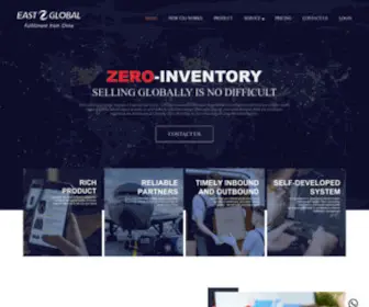 East2Global.com(Order Fulfillment Services for Ecommerce Company) Screenshot