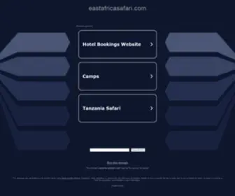 Eastafricasafari.com(eastafricasafari) Screenshot