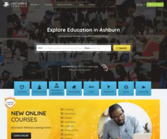 Eastafricaschools.com(Finding education easy in Africa) Screenshot