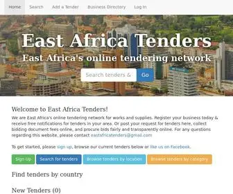 Eastafricatenders.com(East Africa Tenders) Screenshot