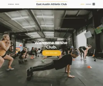 Eastaustinathleticclub.com(East Austin Athletic Club) Screenshot