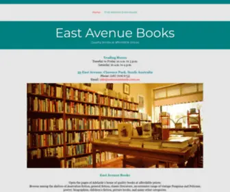 Eastavenuebooks.com.au(Eastavenuebooks) Screenshot