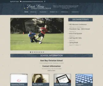 Eastbaychristianschool.com(East Bay Christian School) Screenshot